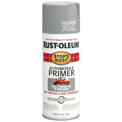 Rust Oleum Spray Primer Gray 12 Oz 2081830 Shop Your Way Online