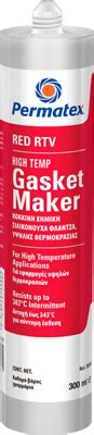 High Temp Red RTV Silicone Gasket Maker Permatex