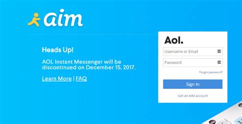 Aol Instant Messenger To End Service In December Custom Pc Review