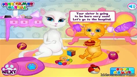 Angela Baby Birth My Talking Tom Cat Game Video Dailymotion