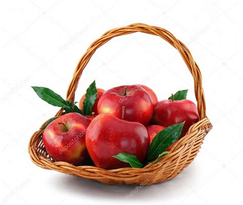 Red Apples In Basket — Stock Photo © Agal13 5115900