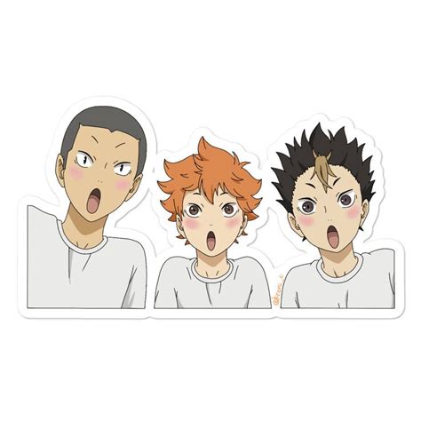 Haikyuu Bubble Free Stickers By Kronicco On Etsy In 2020 Anime