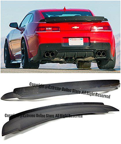 Amazon ZL Style Rear Trunk Lid Wing Spoiler Lip W Carbon Fiber