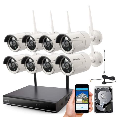 Onwote 8 Channel 1080p Hd Wireless Security Camera System Outdoor With