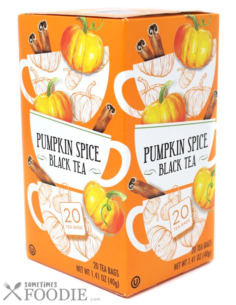 Sometimes Foodie Lets Get Cozy Lidl Pumpkin Spice Tea Review