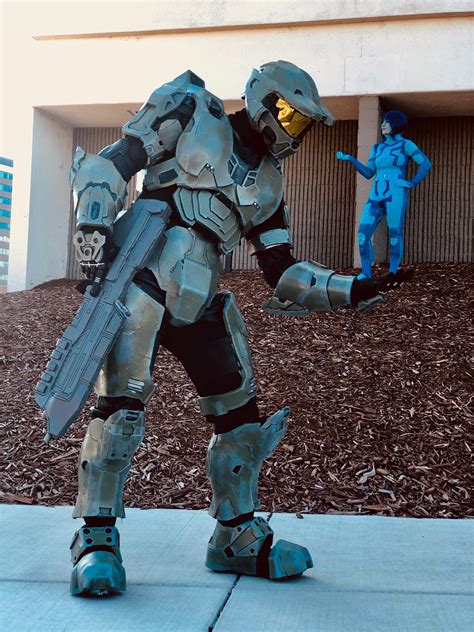 Self And Gf Master Chief And Cortana From Halo 3 Rcosplay
