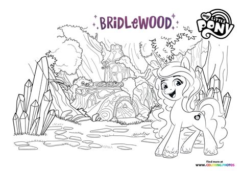 hitch pony coloring page