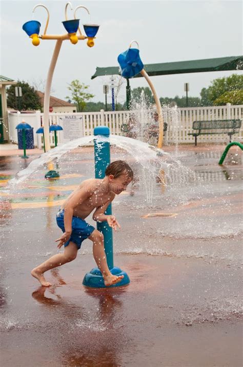 Young Boy At A Water Park Stock Image Image Of Infant 20619613