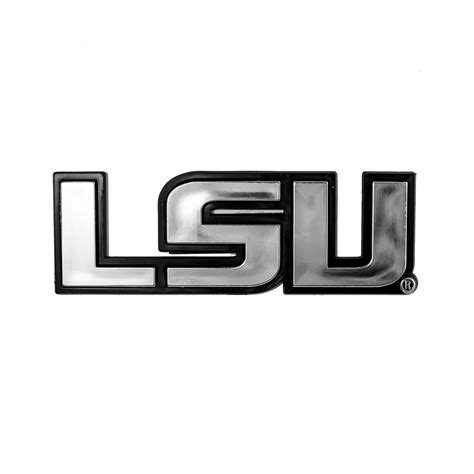 Lsu Molded Chrome Emblem Fanmats Sports Licensing Solutions Llc