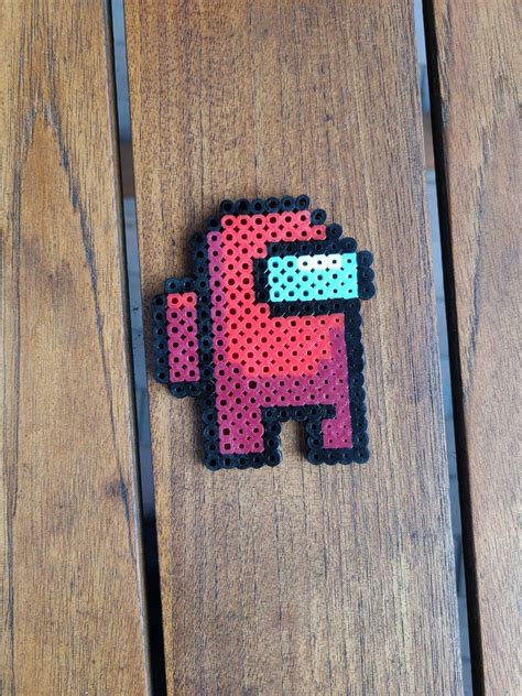 Among Us Character Perler Bead Art Etsy Kulturaupice