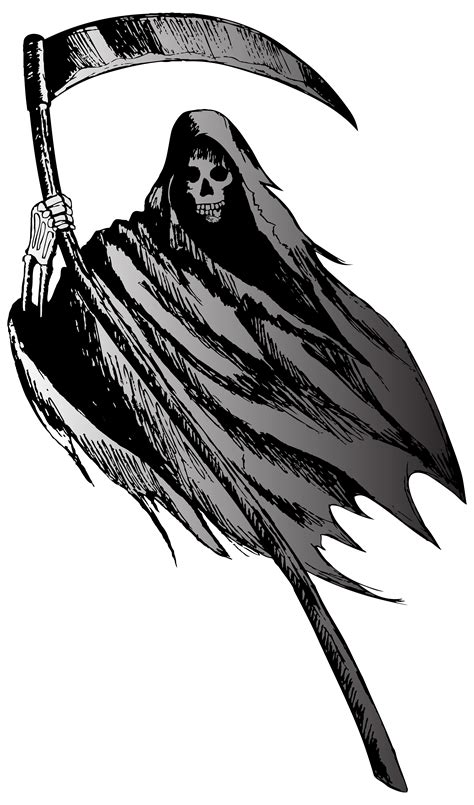 Grim Reaper Clipart Black And White 10 Free Cliparts Download Images