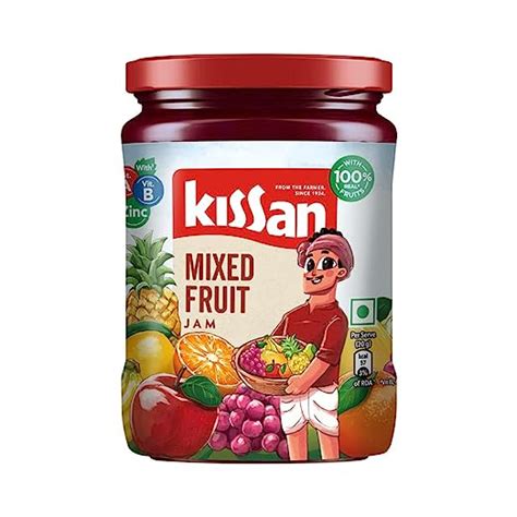 kissan mixed fruit jam with fruit ingredients 700 g grocery and gourmet foods