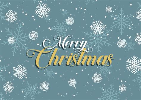 Merry Christmas Snowflake Background 267522 Vector Art At Vecteezy