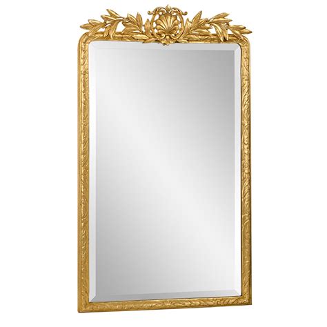 Antique Gold Laurel Crown Mirror With Bevel Mirrors Mirrors Home