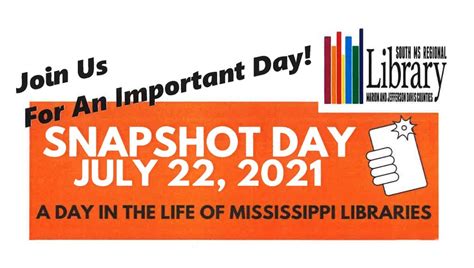 Plan To Visit Your Local Library On Snapshot Day Prentiss Headlight