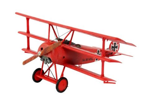 Fokker Dr1 Triplane Wpaint And Glue 172 Revell Germany