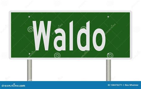 Signo De Autopista Para Waldo Arkansas Stock De Ilustraci N