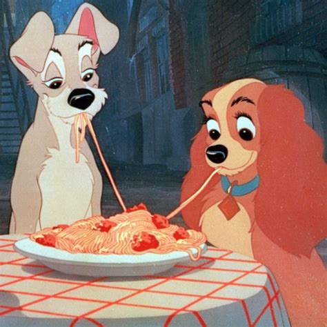 Lady And The Tramp Eating Spaghetti Picture Michele Tajariol