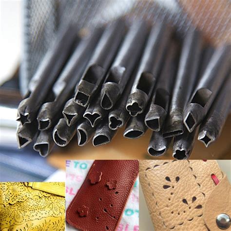 20pcs 5mm Diy Leather Working Punches Making Tools