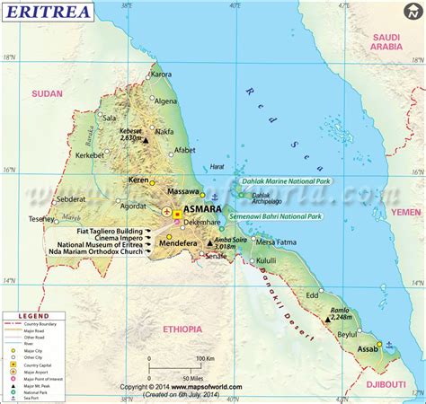 Eritrea map africa and travel information download free eritrea. Eritrea Map | Map, Henderson nevada, Amador county