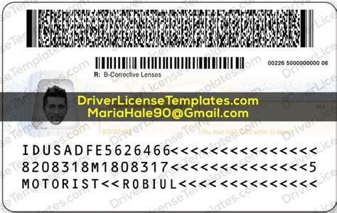 New York Drivers License Template Psd 2023