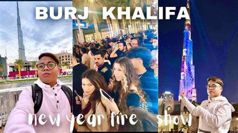 Dubai New Year Celebration Burj Khalifa Fire Show 🔥🔥 दुबई का नया साल Youtube