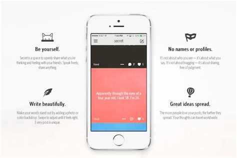 New Secret App Brings Anonymous Social Sharing To Ios Technology News