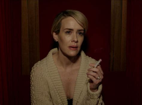 Paulson has portrayed two characters this season. Sarah Paulson's No. 6. Audrey Tindall, AHS: Roanoke from ...