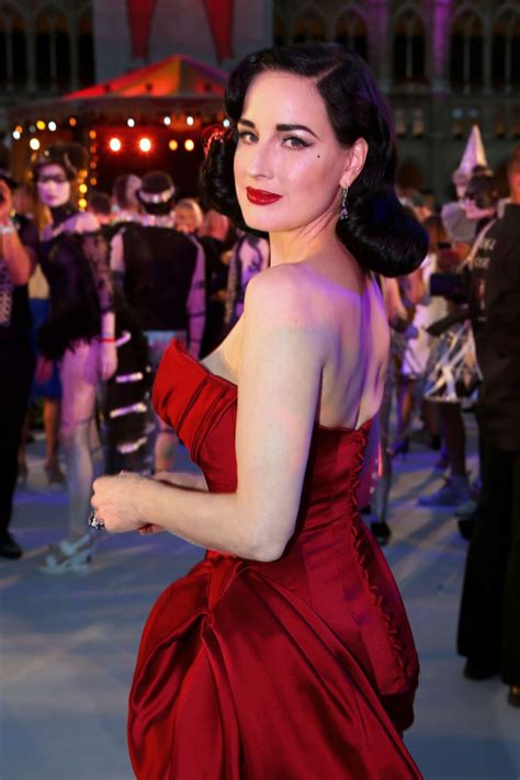 Dita Von Teese Life Solidarity Gala Prior To The Life Ball In