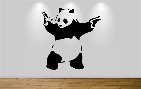 Banksy Panda Decal