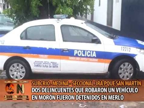Atraparon Dos Delincuentes Que Huian De Moron Robo Vehiculo Persecucion