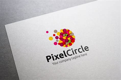 Pixel Circle Logo | Creative Illustrator Templates ...