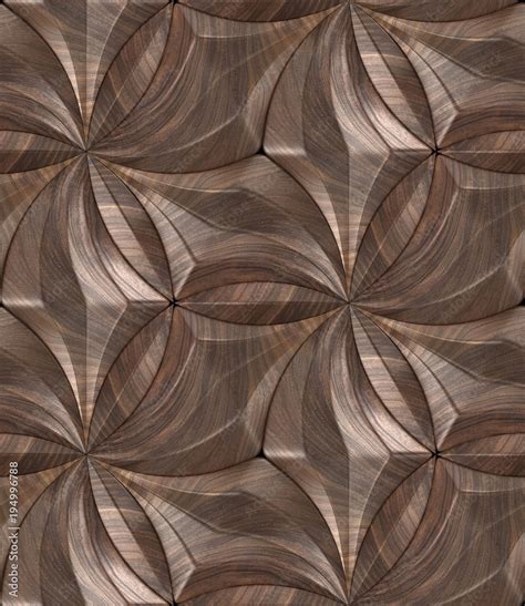 Wallpaper Of Wood Design 3d Tiles For Eco Style Material Wood Walnut
