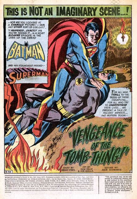 The Worlds Finest Blog Worlds Finest 202 May 1971