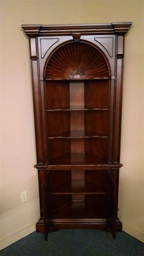 Check out our wall corner cabinet selection for the very best in unique or custom, handmade pieces from our furniture shops. HOOKER CORNER CABINET | Delmarva Furniture Consignment