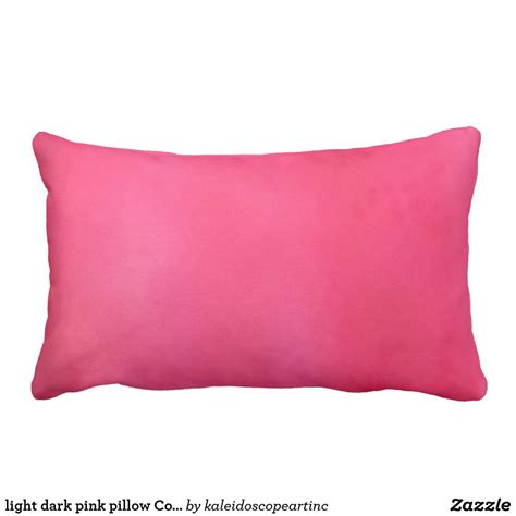 Light Dark Pink Pillow Cotton Throw Lumbar Pillow Pillow Art Lumbar