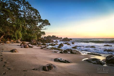 New Zealand Sunrise In Mt Maunganui Tauranga New Zealand Ed