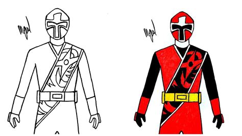 How To Draw The Power Rangers Swimmingkey13