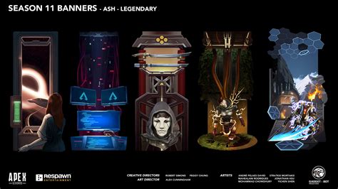 Gadget Bot Productions Apex Legends Ash Banners Legendary