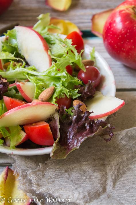 Autumn Apple Salad With Maple Balsamic Vinaigrette