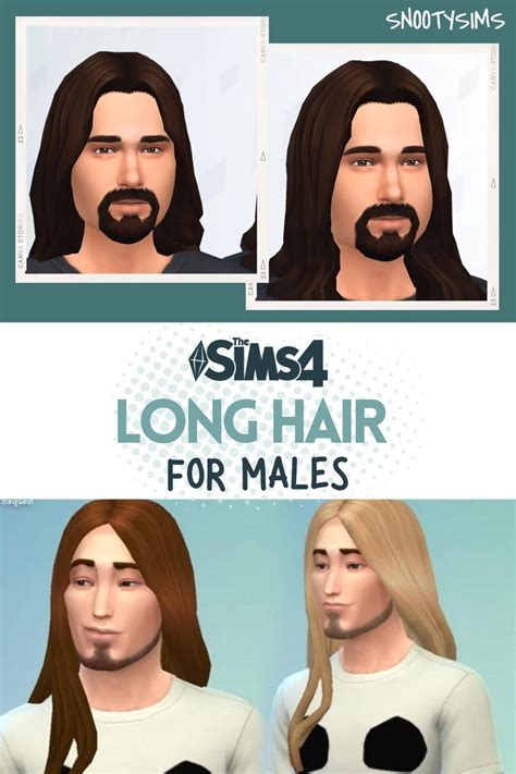 Sims 4 Long Male Hair Cc Sims 4 Hair Male Mens Hairstyles Sims 4