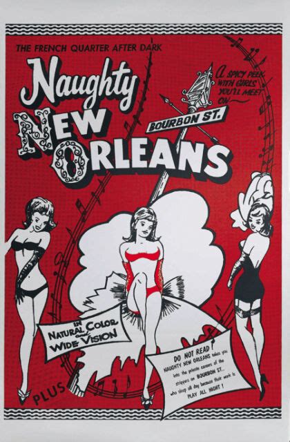 Sidney Baldwins Naughty New Orleans Movie Poster Print Ebay
