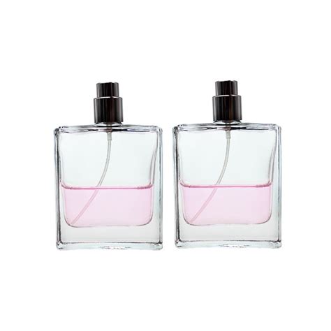 High Quality Wholesale Glass Men Perfume Bottles 100 Ml With Silver