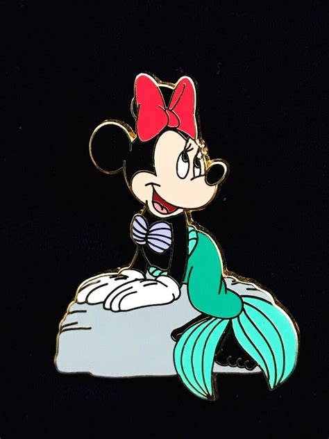 Disney Dlr Minnie Mouse As Ariel Princess Series Pin The Little Mermaid