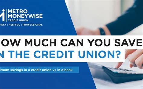 How Much Can You Save In The Credit Union Metro Moneywise