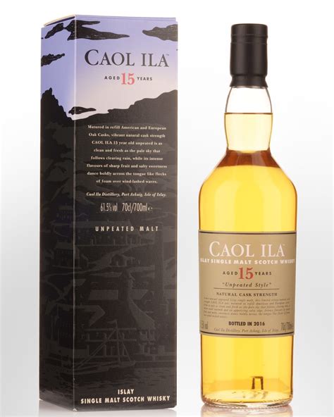 2000 caol ila unpeated 15 year old cask strength single malt scotch whisky 700ml special