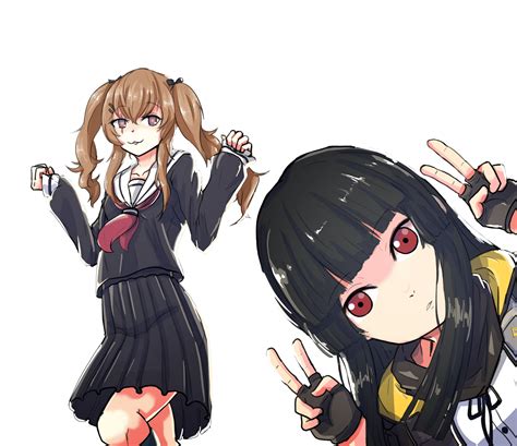 Ump9 Enma Ai And Noto Mamiko Girls Frontline And 1 More Drawn By