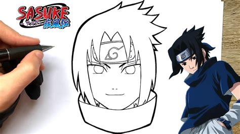 Como Dibujar Sasuke De Naruto Youtube