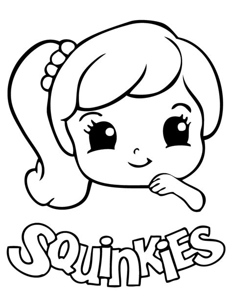 Free Girl Face Coloring Page Download Free Girl Face Coloring Page Png