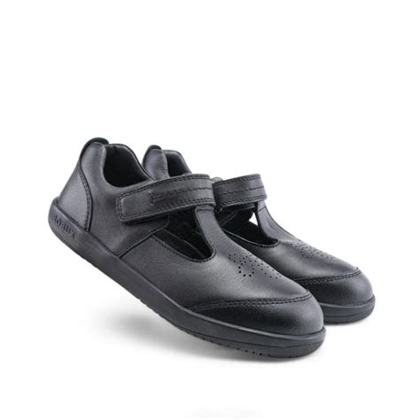 Bobux Brave Black Leather School Shoes Lark Kids